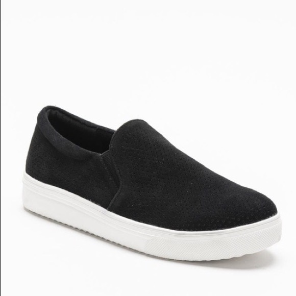 Blondo Shoes - SOLD BLONDO Waterproof Black Suede Slip On Gallert Sneakers